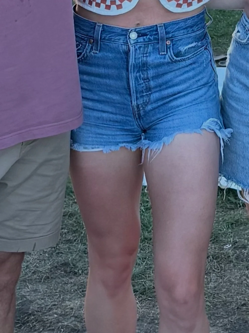 Levi’s Ribcage High-Rise Denim Shorts